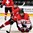 GRAND FORKS, NORTH DAKOTA - APRIL 21: Canada's Noah Gregor #15 and Switzerland's Stefan Ruegsegger #28 get tangled up during quarterfinal round action at the 2016 IIHF Ice Hockey U18 World Championship. (Photo by Minas Panagiotakis/HHOF-IIHF Images)

